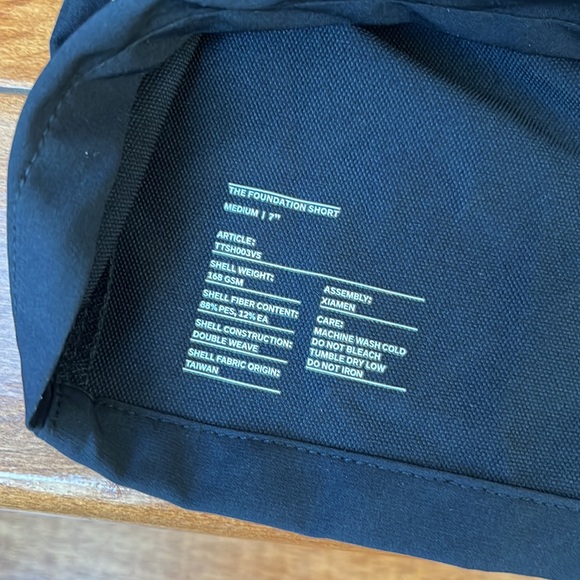 NWT Ten Thousand Black Foundation Short (No Liner) 7" Size XS, M & Large - Picture 5 of 5